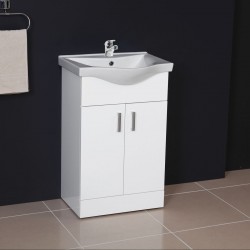 Broadway Vanity Unit Cabinet with Basin 550 mm